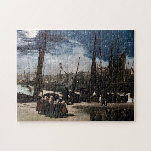 Edouard Manet - The Port of Boulogne by Moonlight Jigsaw Puzzle (Horizontal)