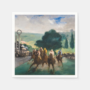 Edouard Manet - The Races at Longchamp Napkin