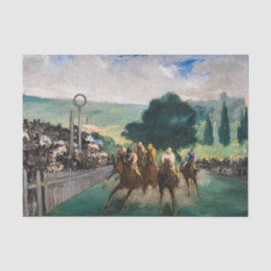 Edouard Manet - The Races at Longchamp Tissue Paper