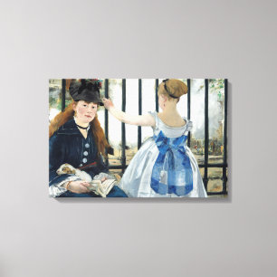 Edouard Manet - The Railway Canvas Print