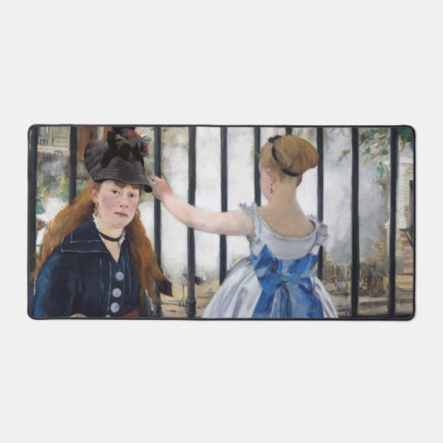 Edouard Manet - The Railway Desk Mat (Front)