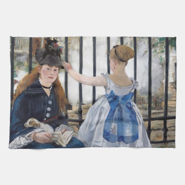 Edouard Manet - The Railway Kitchen Towel (Horizontal)