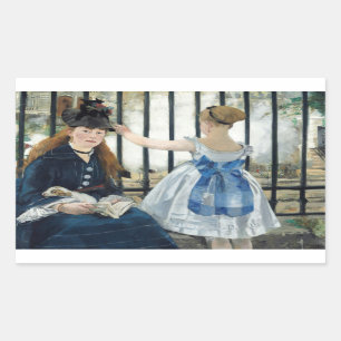 Edouard Manet - The Railway Sticker