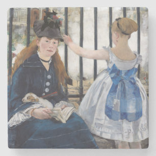 Edouard Manet - The Railway Stone Coaster