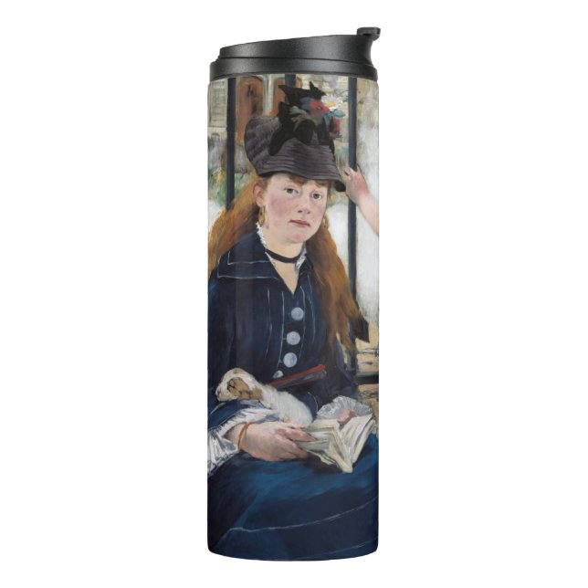 Edouard Manet - The Railway Thermal Tumbler (Rotated Left)