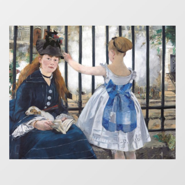 Edouard Manet - The Railway Window Cling (Sheet)