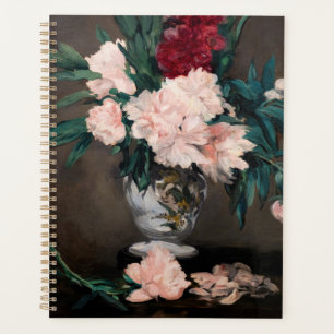 Edouard Manet - Vase de pivoines sur petit piédest