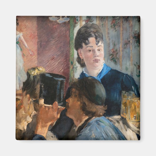 Edouard Manet - Waitress Serving Beer Magnet (Front)