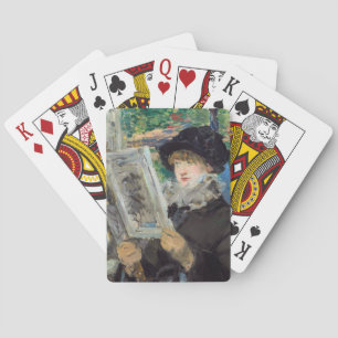Edouard Manet - Woman Reading Playing Cards