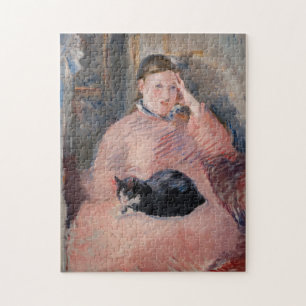 Edouard Manet - Woman with a Cat Jigsaw Puzzle