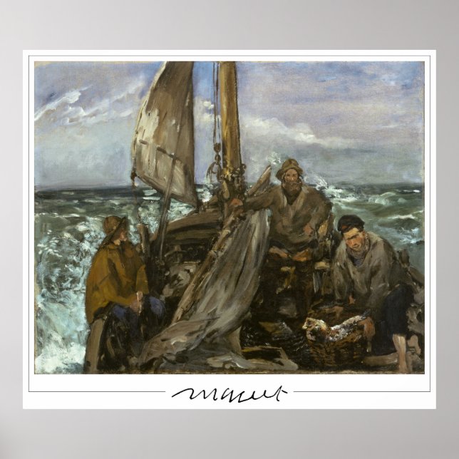 Édouard Manet Zedign Art Poster #15 — 2 (Front)