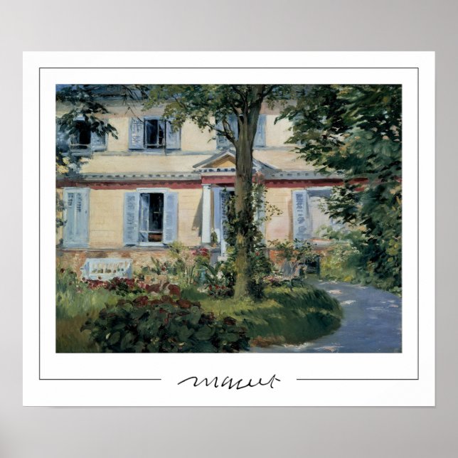 Édouard Manet Zedign Art Poster #202 (Front)