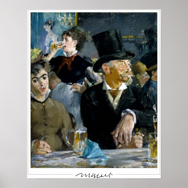 Édouard Manet Zedign Poster d'art #14 (Devant)