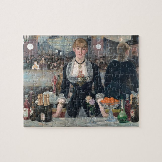Edouard Manet's A Bar at the Folies-Bergère Jigsaw Puzzle (Horizontal)