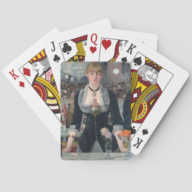 Edouard Manet's A Bar at the Folies-Bergère Playing Cards (Back)