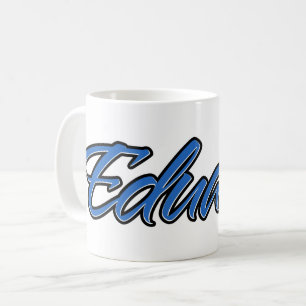 Edouard Prénom Blue Tasse