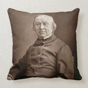 Edouard-Rene Laboulaye (1811-83), from 'Galerie Co Throw Pillow