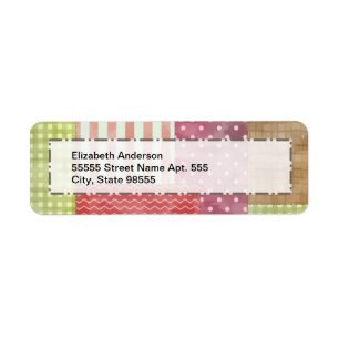 Édredon de patchwork à la mode