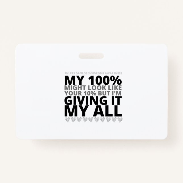 EDS AWARENESS BADGE (Front)