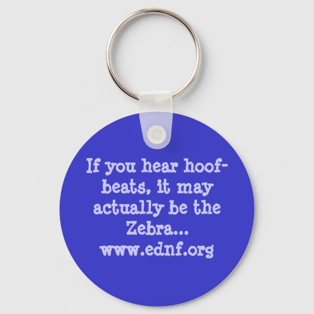 EDS Awareness Keychain (Front)