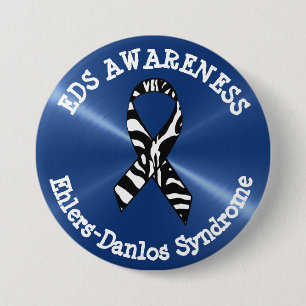 EDS Awareness Ribbon  Button