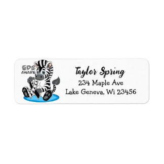 EDS Awareness Zebra Ribbon