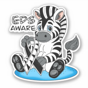 EDS Awareness Zebra Ribbon 