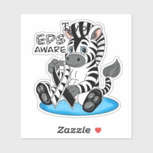 EDS Awareness Zebra Ribbon 