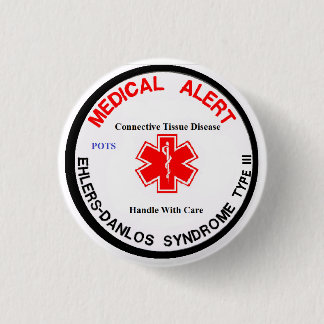 EDS Type 3 POTS Medical Alert Button