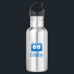 Edsby water bottle<br><div class="desc">18 oz. bottle. Made with 18/8 stainless steel. Height: 8.67" Weight: 8.7 oz. 100% BPA free.</div>