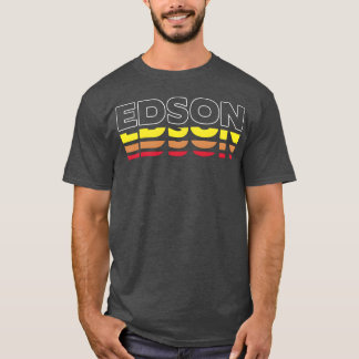 Edson First Name Funny Vintage Sunset Edson friend T-Shirt