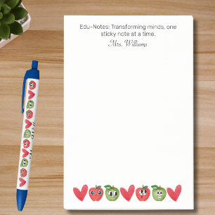 Edu-Notes: Transforming Minds,Teacher Appreciation Post-it Notes