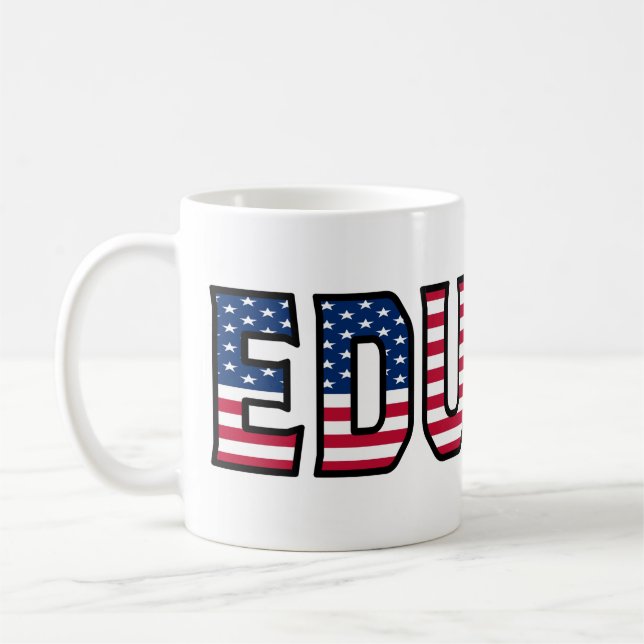 Eduard Name First Name USA stylish cup coffee cup (Left)