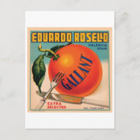 Eduardo Rosello Valencia Spain VIntage Crate Labe