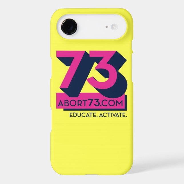 Educate. Activate. / Abort73.com Case-Mate iPhone Case (Back)