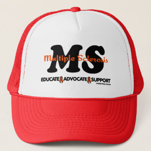 Educate Advocate Support...MS Trucker Hat