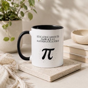 Educating Minds Embrace All Math Ideas Design Mug