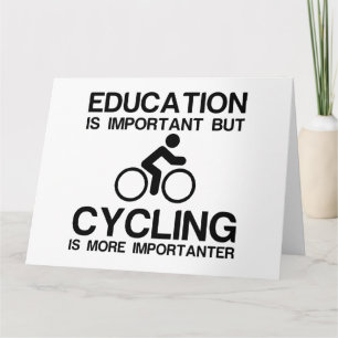 Education and cycling card