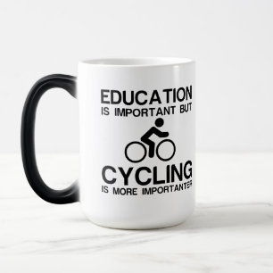 Education and cycling magic mug