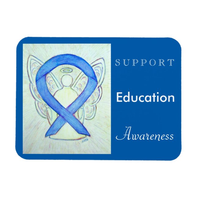 Education Awareness Angel Custom Magnet (Horizontal)