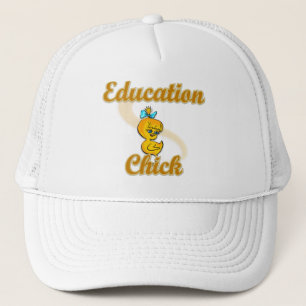 Education Chick Trucker Hat