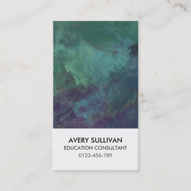 Education Consultant Services Business Card (Front)