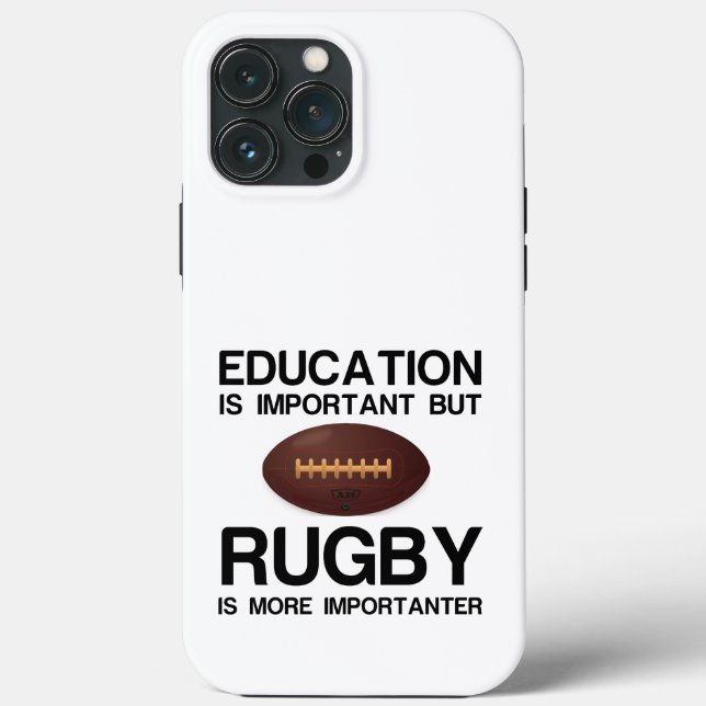 EDUCATION IMPORTANT RUGBY IMPORTANTER Case-Mate iPhone CASE (Back)