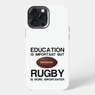 EDUCATION IMPORTANT RUGBY IMPORTANTER iPhone 13 PRO MAX CASE