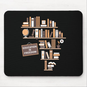 Education Is Freedom African American Black Histor Mouse Pad