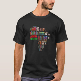 Education Is Freedom Book Reader Black History Mon T-Shirt