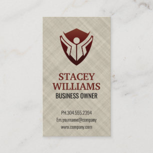 Education Logo Business Card