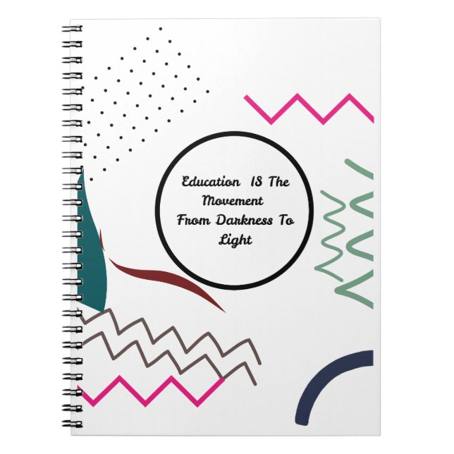 Education Quote Notebook  (Front)