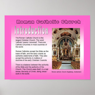Education, Relgion, Roman Catholic Introduction Poster
