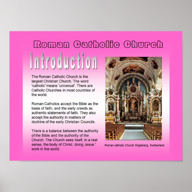 Education, Relgion, Roman Catholic Introduction Poster (Front)
